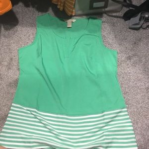 Banana republic green tank
